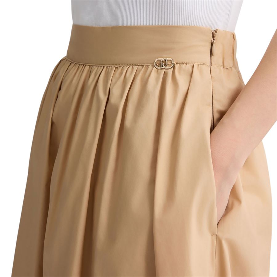 Gonna midi in popeline da donna Liu Jo | WA5173T485360920